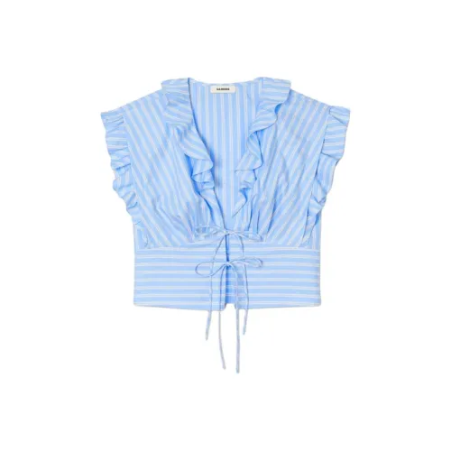 SANDRO Синие Женские Рубашки