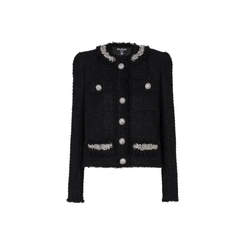 BALMAIN Черные Женские Куртки