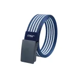 10 Черная пряжка Сине-белый