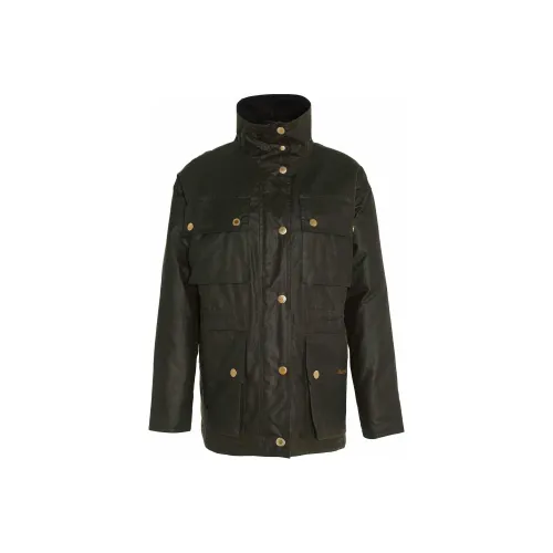 BARBOUR Куртки Пальто Женские Пластина Оливковый