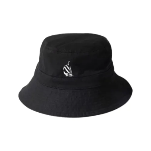 Nautica White Sail Cotton Bucket Hats Унисекс Черный