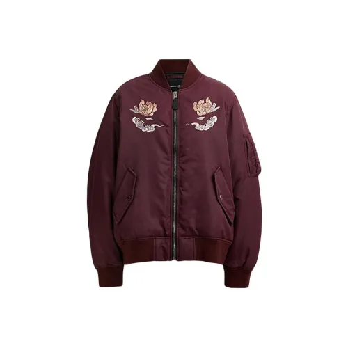 COACH SS24 Куртки и Пальто Женские Бордовый