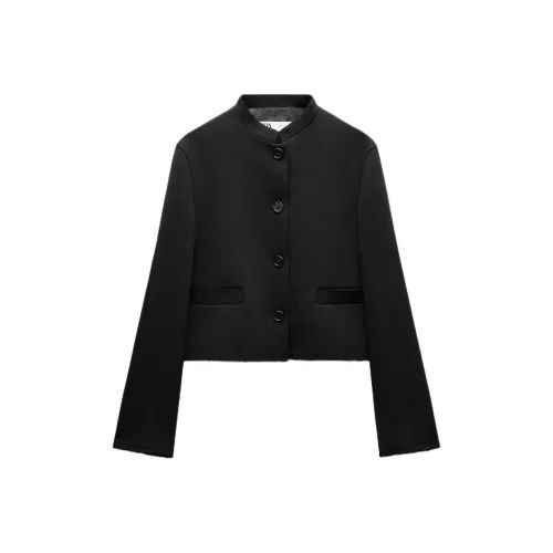 ZARA ZW Series Черные Женские Куртки