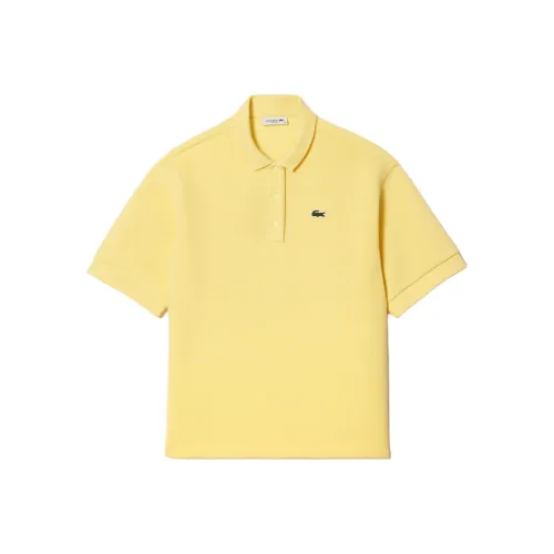 LACOSTE Поло Женское Желтое