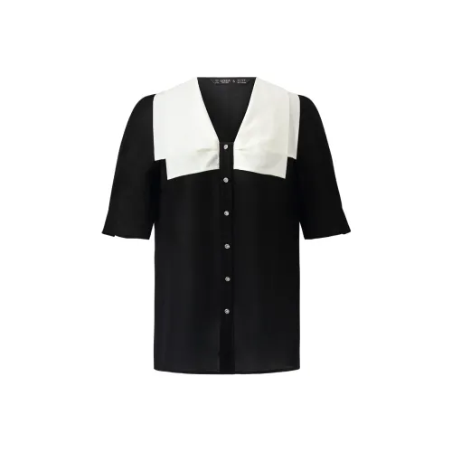 GOELIA Черные Женские Рубашки