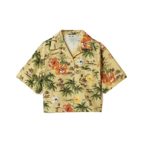 MIU MIU Желтые Женские Рубашки