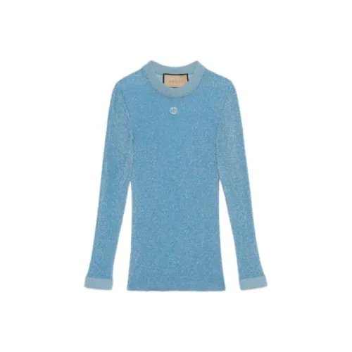 GUCCI Синий Женский Трикотаж