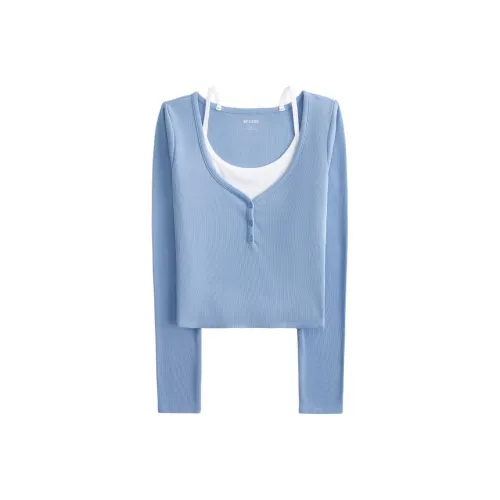 Hollister Синие Женские Футболки