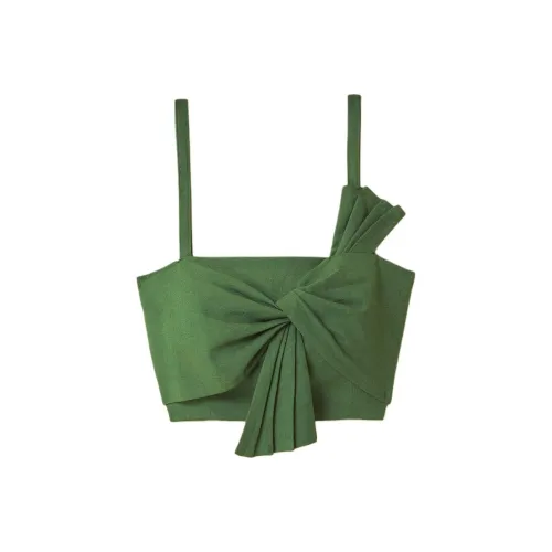 FARM Rio SS24 Топ на бретелях Женский Зеленый