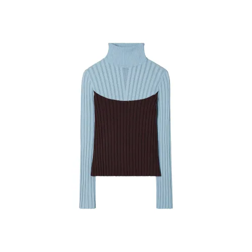 Tory Burch FW24 Трикотаж Женский Черный Синий