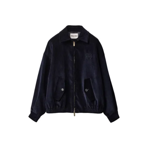 MIU MIU Куртка Женская Морской Синий