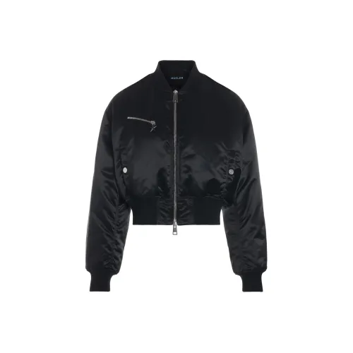 Mugler SS24 Куртки Пальто Женские Черный