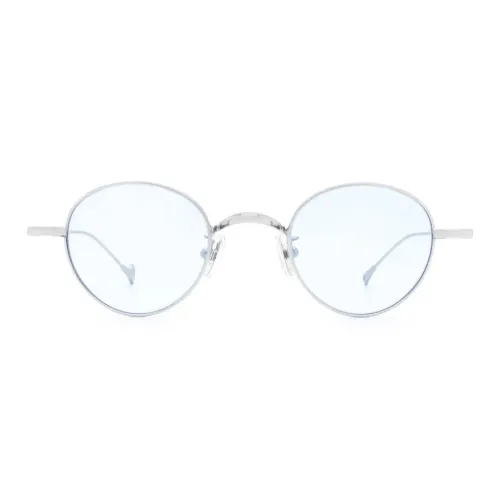 EYEPETIZER Металл OVAL SUNGLASSES Мужской Серебряный