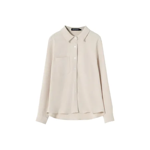 SOON FLOWER Экрю Женские Рубашки