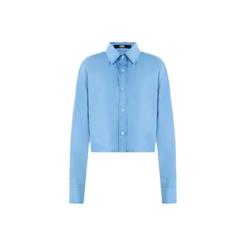 Karl Lagerfeld Рубашка Женская Синяя