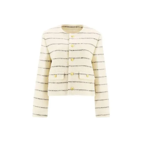 CELINE FW22 Куртки и Пальто Женские Бежевые