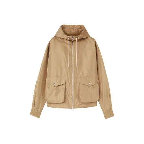 Loro Piana Золотой Песочный Женские Куртки