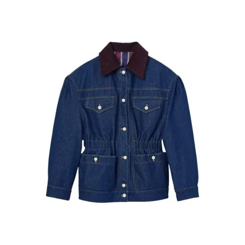 Sandro Куртки и Пальто Женские Синие