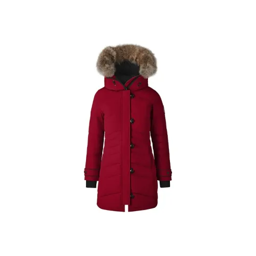 Canada Goose Lorette Series Красный Женские Пуховики