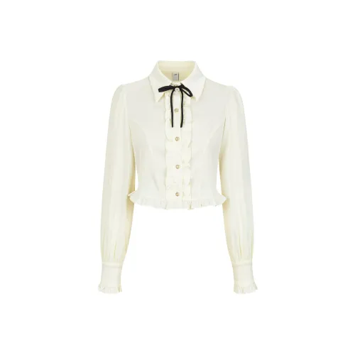 UPNANAWANG Слоновая кость Женские Рубашки