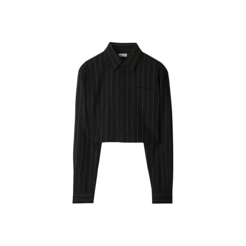 Burberry FW24 Рубашка Женская Черная