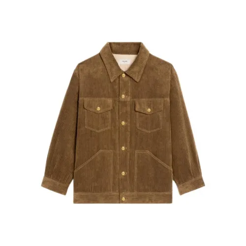 CELINE FW22 Куртки и Пальто Женские Хаки