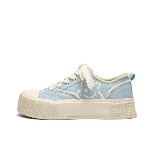 Far Waves Slip-resistant Abrasion-resistant Low Top Canvas Shoes Women's Far Waves Противоскользящие Износостойкие Низкие Топ Кеды Женские