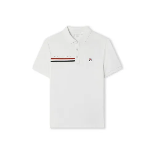 FILA Polo Мужское Стандартное Белое