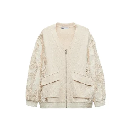 ZARA Белые Женские Куртки