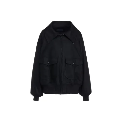 Yohji Yamamoto FW24 Куртки и Пальто Женские Черный