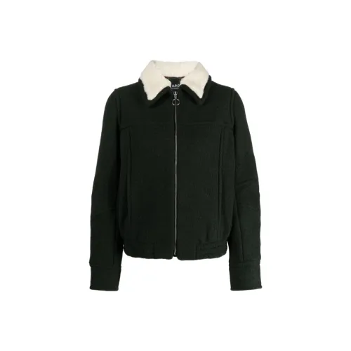 A.P.C Куртки и Пальто Женские Армейский Зеленый