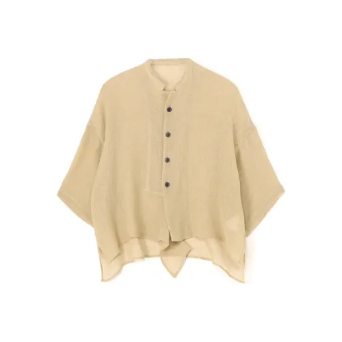 Yohji Yamamoto Рубашка Женская Светлый Умбра