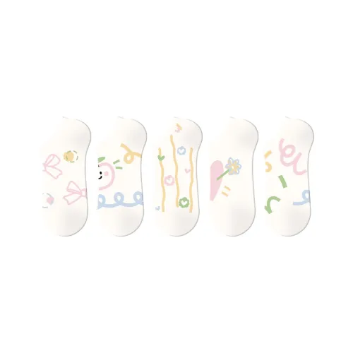 DJUNGLE No Show Носки Женские 5 пар VIBRANT Многоцветный