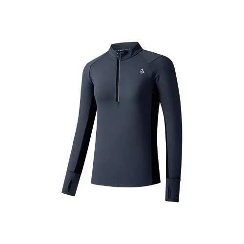 361° Running Collection Бег Т-Рубашка Женская Pigeon Серый Супер Черный