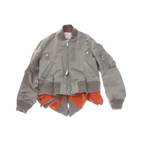 sacai Хаки Женские Куртки