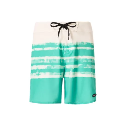 Oakley Повседневные шорты Мужские Белые Зеленые