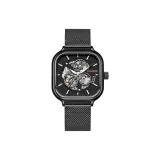 Все — Черный, Черный циферблат, Стальной браслет