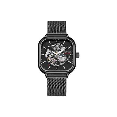 GUANQIN Hurricane Series Автоматический Механический Механизм Часы Мужские Белый Циферблат