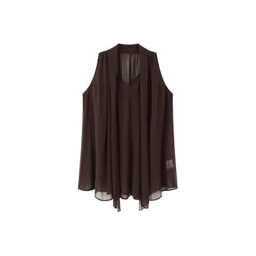 ZHOUMIAO Женские Шифоновые Рубашки