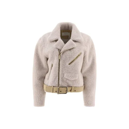 Chloe FW22 Куртки и Пальто Женские Бежевый Коричневый