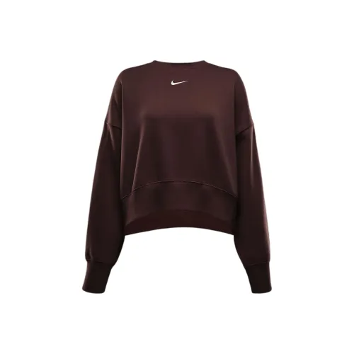 NIKE Коричневые Женские Свитшоты