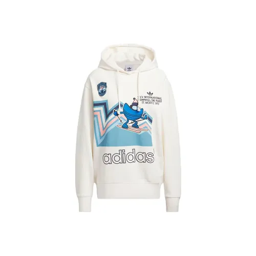 adidas originals Розово-белый Женские Свитшоты