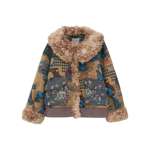 LULUALWAYS Куртка Женская Кофейного цвета