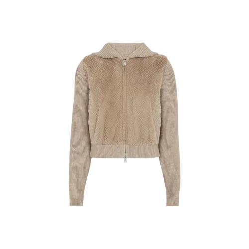 FENDI FW24 Куртка Женская Бежевая