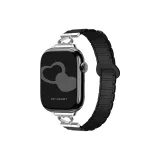 Сердце, три части, силикон, черный