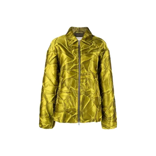 DRIES VAN NOTEN Желтые Женские Куртки