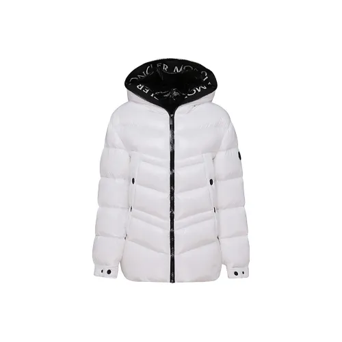 Moncler Clai Series Белая Женская Пуховая Куртка
