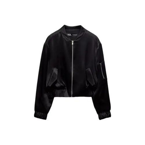 ZARA Черные Женские Куртки