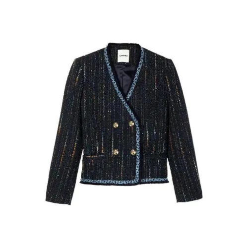 Sandro Куртки и Пальто Женские Темно-синий