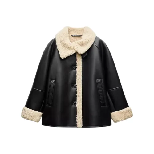 ZARA ZW Series Куртки и Пальто Женские Черные